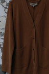Mutedance 24 Autumn and Winter V-neck cashmere top series MD-MD24FW124-BROWN MD24FW123 MD24FW124